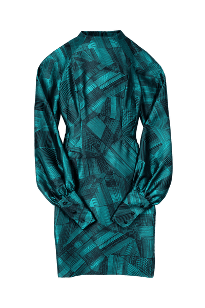 slim fit dress slacks Forest Green Midi Dress - All Dresses main image 0